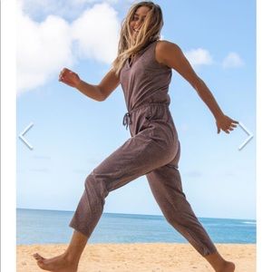 Crusher Sleeveless Jumpsuit Medium